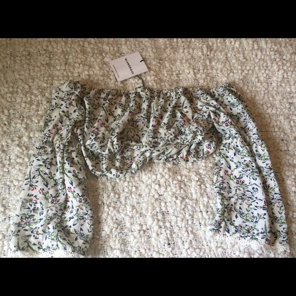 Off the shoulder crop top - Picture 2 of 2